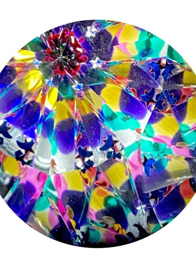 Star Magic Glitter Wand Kaleidoscope - 9 Inch Continuous Movement, Glitter Filled Wand in Gift Box (Blue) - Image 2